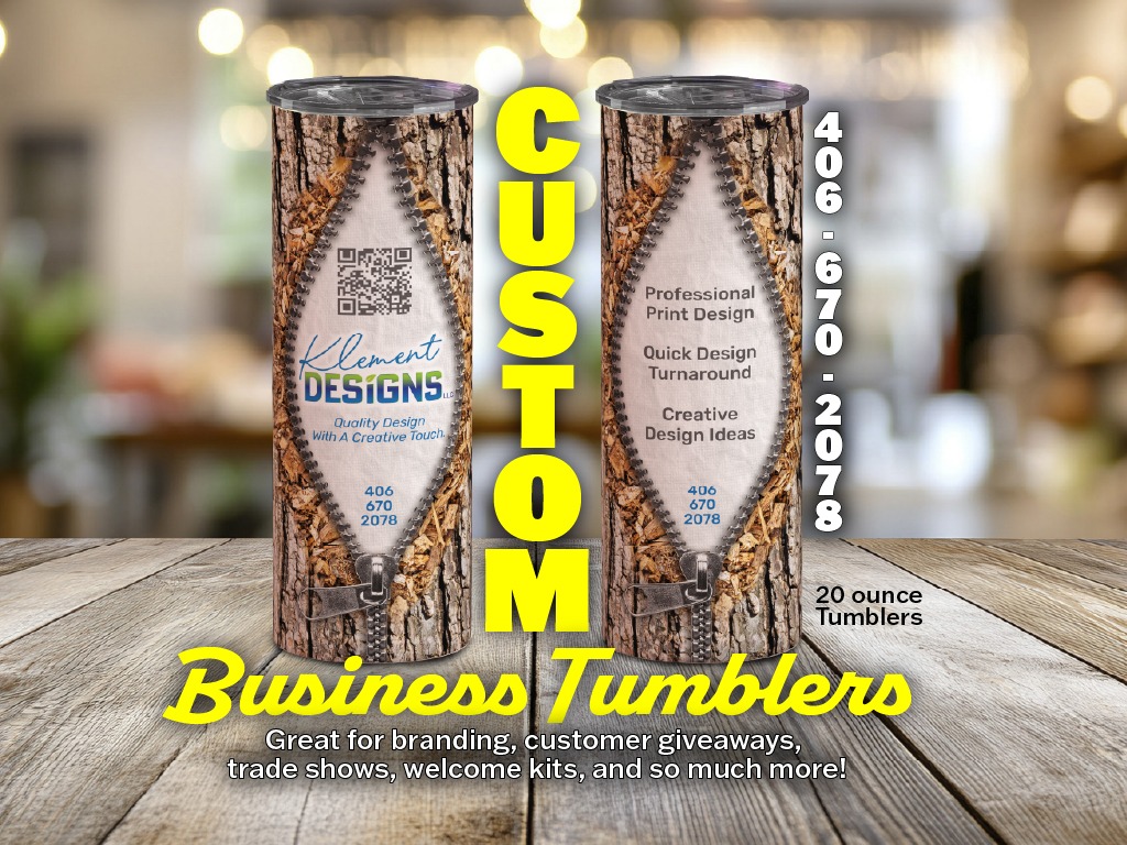 Klement Designs business tumblers